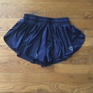 AMAZON navy butterfly shorts